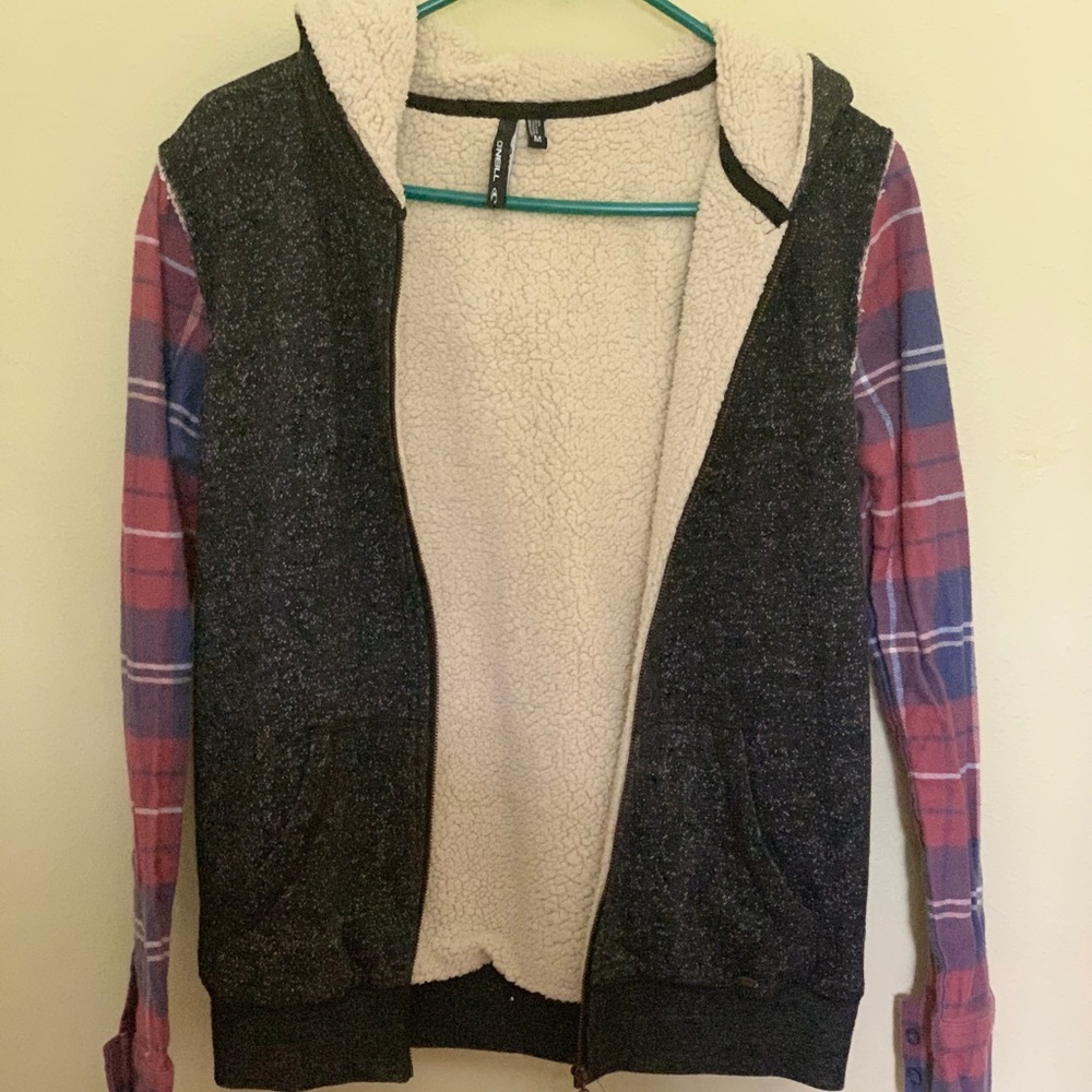 O’Neill Sherpa lined zip up hoodie